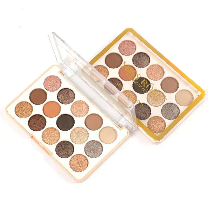 12-Color Glam Eyeshadow Palette – Matte & Shimmer Shades for Every Look